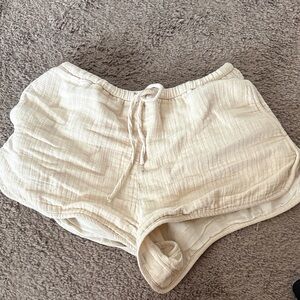 ZARA linen shorts